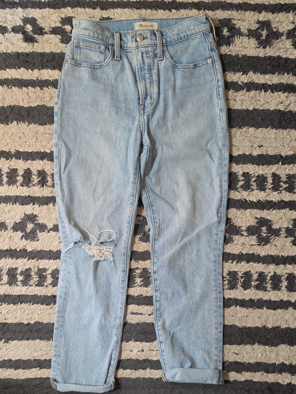 Madewell Light Blue Cropped Jeans